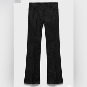 Mango Black Denim Bootcut Jeans